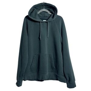 Flint And Tinder Hoodie Mens 2XL Green Fleece Pullover Sweatshirt Made USA